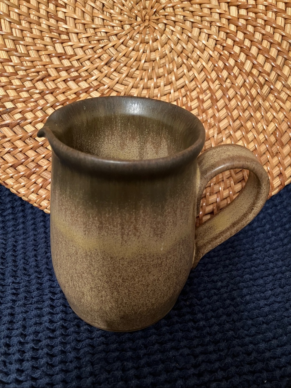 Denby vintage stoneware creamer